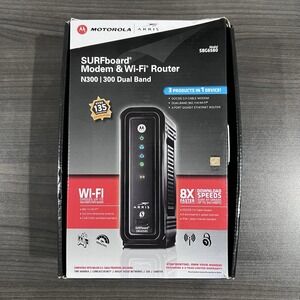 Motorola Arris  SBG6580 Wireless Cable Modem &WiFi Router N300/300 Dual Band